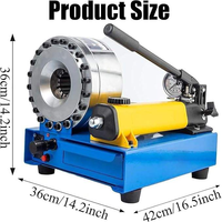 Presse à tuyaux hydraulique manuelle de haute précision de 1 pouce, portable, best-seller, facile à utiliser, longue durée de vie