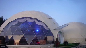 <span class=keywords><strong>Glaming</strong></span> Resort Hotel 6m Cúpula Carpa Cúpula Geodésica Carpa - Product Image 3