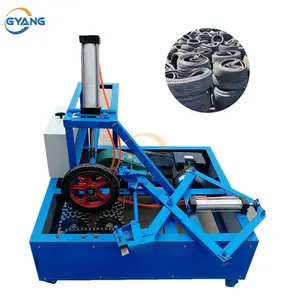Used Truck Tyres And Car Tyres Cutting Machine Waste Scrap Tire Block Cutter Manufacturers