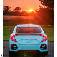 Kit de Carrocería Estilo SI 2020 en Oferta, Material PP ABS, Parachoques para HONDA CIVIC 2016-2022
