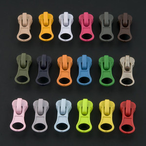 Cho deepeel zt005 DIY Zip sửa chữa Phụ kiện túi 5 # quần áo dây kéo pullers và nhựa Zip trượt vật liệu kim loại - Product Image 4