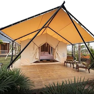 เต็นท์โดมแบบอินเดียที่ทนทานส่งตรงจากโรงงานพร้อมผ้าทนต่อสภาพอากาศปลอดภัยและสะดวกสบายสำหรับการตั้งแคมป์และการเดินทาง - Product Image 2