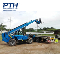 PTH Maisons en conteneurs combinés mobiles personnalisées, salles préfabriquées extensibles, salle de classe à vendre