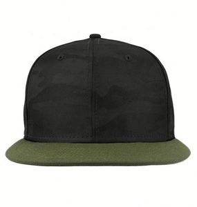 Sombrero de camionero de camuflaje de 6 paneles a la moda, gorra de lona vaquera con estampado de camuflaje negro, logotipo personalizado para ciclismo al aire libre, Playa informal - Product Image 6