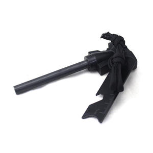 Multi Impermeabile flintstone emergenza magnesio firestarter selce manico in legno avviamento di fuoco log cubi bastone tool kit di sopravvivenza - Product Image 4