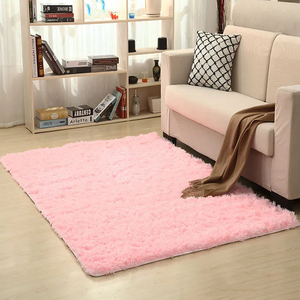 Tapis gris en gros pour salon, tapis moelleux pour chambre, tapis antidérapants pour la maison, tapis en velours doux, couverture pour enfants - Product Image 2