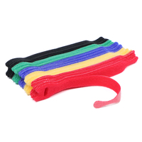 Attaches de câble étanches en nylon noir de 12x150mm ignifuges boucle de crochet dos à dos pour l'organisation de la salle de classe de bureau à domicile