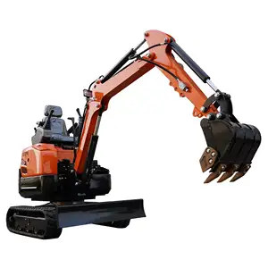 HOT American European Mini Excavator With Cheap Price 1.3tons-2ton Small Crawler Mini Agricultural Excavator For Sale