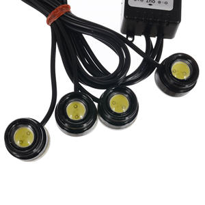 Yosovlamp 1.5W stroboscopique 16 modes feux de recul télécommande sans fil Eagle Eye LED feux de voiture une traînée quatre pièces pour A3 K5 - Product Image 5