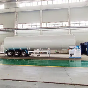 액체 35m3 가스 질소 수송 탱크 트럭 판매용 세미 트레일러