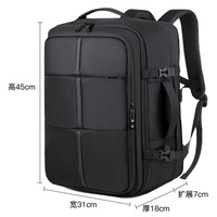 Bolsa de Viaje Impermeable Eastshine con Puerto USB, Gran Capacidad, Compartimento Independiente para Zapatos, Material Oxford, Unisex