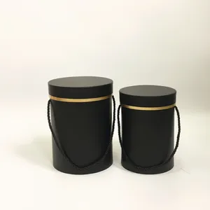 Logo small fresh-keeping rose gift <b>box</b>, cylindrical suede velvet flower <b>box</b>, customizable according to demand - Product Image 6