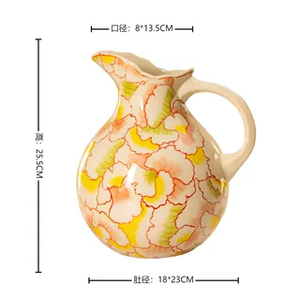 Jarrón de Cerámica Versátil <span class=keywords><strong>para</strong></span> Decoración del Hogar, <span class=keywords><strong>Oficina</strong></span> y Escritorio, y Arreglos Florales <span class=keywords><strong>Artificiales</strong></span> - Product Image 6