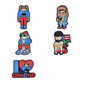 Zuecos personalizados al por mayor de fábrica, bonitos abalorios para zapatos, aperitivos, comida, abalorios para zapatos, accesorios para <span class=keywords><strong>zapatillas</strong></span>, abalorios para zuecos del Día de San Patricio - Product Image 2