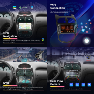 Podofo 7 ''xe stereo 2 + 64G không dây Carplay/Android tự động GPS/Wifi/BT/FM/RDS cho Peugeot <span class=keywords><strong>206</strong></span> 1998-2016/cho Citroen C2 2004-2008 - Product Image 2