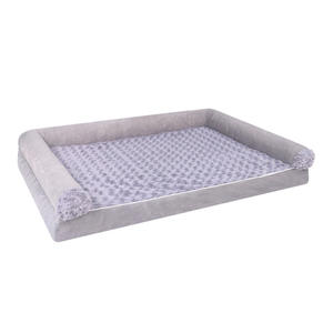 Neues Stoff-Hundebett für Alle Jahreszeiten, Quadratisches Haustiernest, Atmungsaktives Haustierbett, Sommer-Kühl, Winter-Warm Sofa - Product Image 6