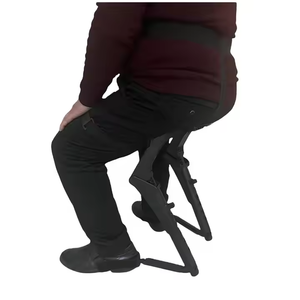 <span class=keywords><strong>Tabouret</strong></span> pliable intelligent léger avec genouillères et coudières en PU portables, support dorsal multifonctionnel, chaise sans dossier - Product Image 1