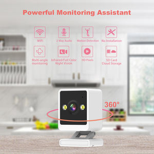 ICSEE 1080P 3MP 4MP CMOS Bulut Kartlı Kablosuz Gece Görüşlü Wifi İç Mekan Hareket Algılayıcı Mini Kamera Manyetik Tutucu - Product Image 2