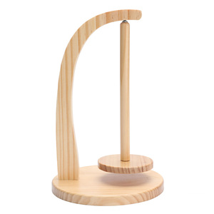 Support en bois massif pour pelotes de laine avec base magnétique pour tricot, crochet, distributeur de <span class=keywords><strong>fil</strong></span>, organisateur d'artisanat DIY - Product Image 3