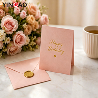 Cartes de vœux personnalisées avec estampage doré, lettres d'invitation pliables sur mesure pour mariage, événement et célébration de festival