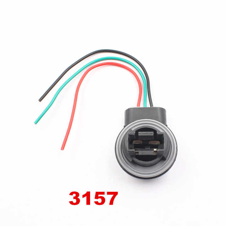 10 PCS 3157 Light Bulbs - Red Mini Bulbs For Automotive Brake Lights, Turn Signals, Tail Lights (12V) - View #5