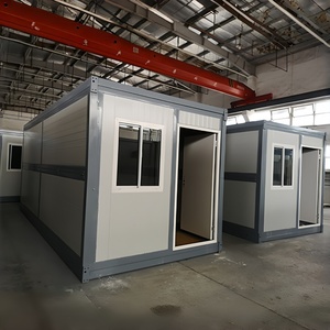 Casa Contenedor Plegable Estándar, Oficina Portátil Prefabricada para Obras, Cabañ<span class=keywords><strong>a</strong></span> Modular, Instalación Rápida, Casa Contenedor Plegable - Product Image 3
