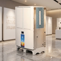 Compresseurs industriels portables 8HP à lamelles, refroidisseur d'eau à immersion froide, ventilateur à évaporation sur pied refroidi par eau