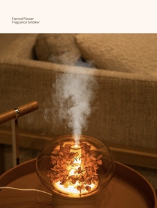 Difusor de Aroma Ultrasónico en Oferta, Humidificador con Flor Eterna y Luz LED para el Hogar y la Oficina - Product Image 5