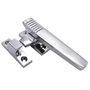 XK301 Modern High-quality Stainless Steel Glass Cabinet Sliding Window Patio <strong>Door</strong> Handle Lock Rotating Airtight Oven Replacement - Product Image 2
