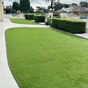 LFL landscaping Turf Outdoor Garden Decor <b>Artificial</b> Synthetic <b>Grass</b> Supported Custom Roll Factory Direct Sun <b>Grass</b> <b>Mat</b> - Product Image 1