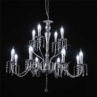 Lustre de mariage de luxe plaqué or avec perles acryliques, lumières décoratives pour plafond de mariage, salle d'événements, scène