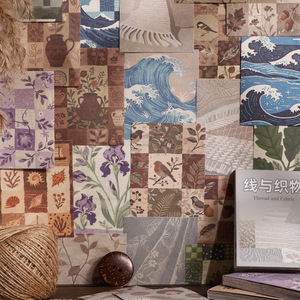 50 feuilles par paquet, papier artisanal, série Vintage Slow Living, embellissements légèrement vintage pour journalisation et scrapbooking - Product Image 3