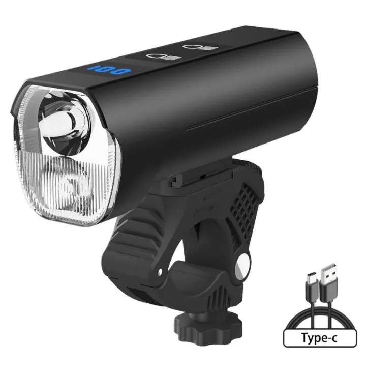 Bike Front Light Rainproof USB Rechargeable Bicycle Light 1200LM Cycling Headlight Flashlight MTB Bike Lamp