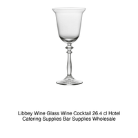 Verre à cocktail pour vin 1924 26,4 cl H 19,8 cm Ø 9 cm Libbey