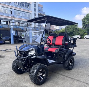 4 chỗ ngồi Xe golf trang trại khách sạn xe với CE Dot được phê duyệt 4 bánh xe Golf Buggy xe điện Golf giỏ hàng với pin <span class=keywords><strong>lithium</strong></span> - Product Image 1