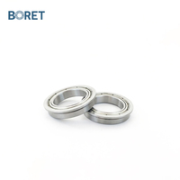 Roulement à billes à paroi mince à bride F6805ZZ 25x37x7mm, roulement à bride en acier chromé blindé ZZ pour instruments d'automatisation de précision