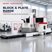 Centre d'usinage à portique GMC6020 avec commande CNC allemande, broche BT50, 24 outils ATC, fraiseuse robuste