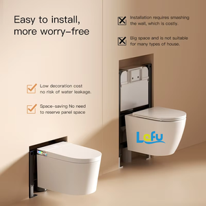 Thông Minh Treo Tường Kích Thước Nhỏ Nhà Thiết Bị Vệ Sinh Nước Tủ Quần Áo Phòng Tắm Gốm Tường Tự Động Treo Thông Minh Nhà Vệ Sinh <span class=keywords><strong>Commode</strong></span> - Product Image 2