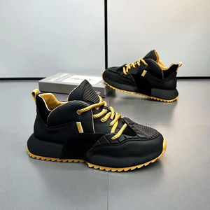 Chaussures de sport et de loisirs <span class=keywords><strong>pour</strong></span> hommes à semelle épaisse, tendance, rehaussantes et confortables, à lacets, nouvelle collection printemps-automne - Product Image 1