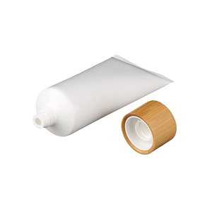 หลอดพลาสติก <span class=keywords><strong>PE</strong></span> 88มล. พร้อมฝาไม้ไผ่สำหรับครีมกันแดด BB ครีม<span class=keywords><strong>รองพื้น</strong></span>เครื่องสำอางแบบบีบหลอดพลาสติก - Product Image 3