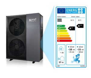 Warmepumpe 9kW 12kW 22kW EVI R32 Split High <b>Efficiency</b> Solar Air to Water Source Heat Pump Tankless <b>Heater</b> R32 Dc Split - Product Image 5