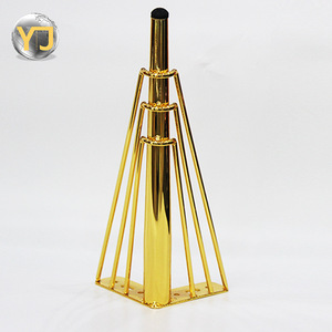 <b>Gold</b> Plated Carbon Steel Furniture Legs Heavy Duty <b>Sofa</b> Table Support Industrial Modern Minimalist Design - Product Image 5