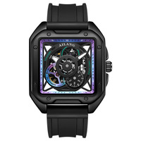 Montre automatique carrée unique AILANG, résistante à l'eau 30M, montre mécanique pour homme, vente en gros d'usine en Chine, OEM transfrontalier