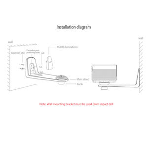 <span class=keywords><strong>XGIMI</strong></span> X-Wall Mount Bracket Ángulo ajustable Proyector Accesorios para <span class=keywords><strong>XGIMI</strong></span> H3/Z8X /<span class=keywords><strong>Horizon</strong></span> Pro/Halo Plus/H3S/Z6X/Z8X - Product Image 4