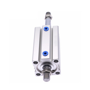 Cilindro Neumático Airtac Slim de Doble Salida ACQD12 16 20 25 32 40 50 63 80X10X20X30S B, Cilindro General con Cuerpo de Aluminio - Product Image 1