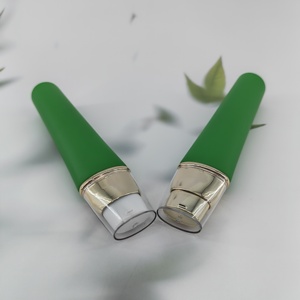 Hot Sales 30g-50g Customized Green Color Plastic <b>Empty</b> Soft Soft Tube Packaging With Gold Oval Pump For Foundation Lotion Makeup - Product Image 4