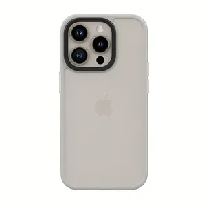 New phun dầu Matte điện thoại bìa cho Iphone 14 Pro Max chống sốc chống xước điện thoại di động trường hợp đối với iPhone 14 15 thời trang trường hợp
