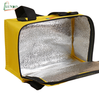 Sac isotherme pliable personnalisé en tissu Oxford 420D, petit sac rectangulaire thermique pour la livraison de repas pour enfants