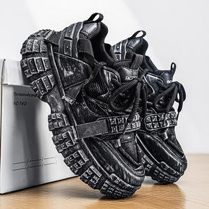 Zapatos de hombre estilo nuevo Primavera 2026 - versátiles, con suela gruesa, duraderos, resistentes a la intemperie y con aspecto envejecido - Product Image 3