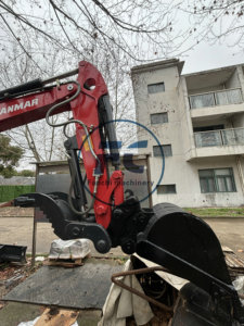 2023 yanmar VIO 35/55มือสองเครื่องขุดพร้อมนิ้วหัวแม่มือและยางแทร็ก - Product Image 3